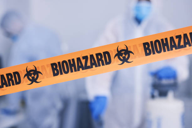 Professional Infectious Disease Decontamination technician working in Fork, MD